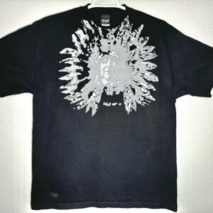 Native American Hopi Wen Saks - Abstract Headdress Graphic T-Shirt Black XL
